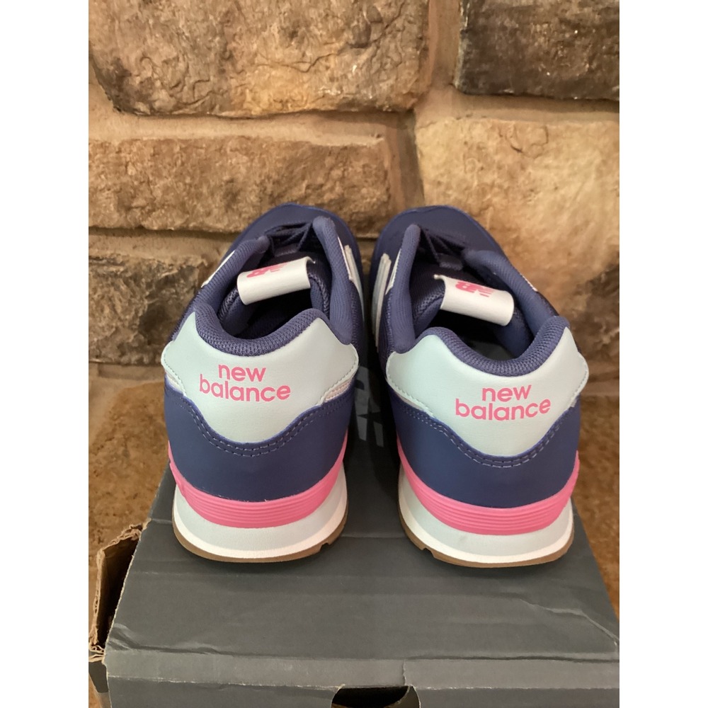 New Balance 574 Kids Blue Pink Sneakers GC574NJ Size US 7 Big Kids - Picture 6 of 8